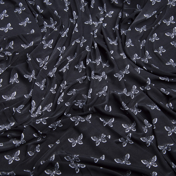 Madina" jersey fabric, 200 g/m² метелики, фото 2 Madina" jersey fabric, 200 g/m² метелики, фото 2