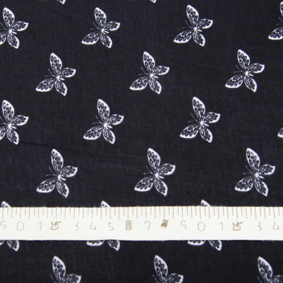 Madina" jersey fabric, 200 g/m² метелики, фото 4 Madina" jersey fabric, 200 g/m² метелики, фото 4