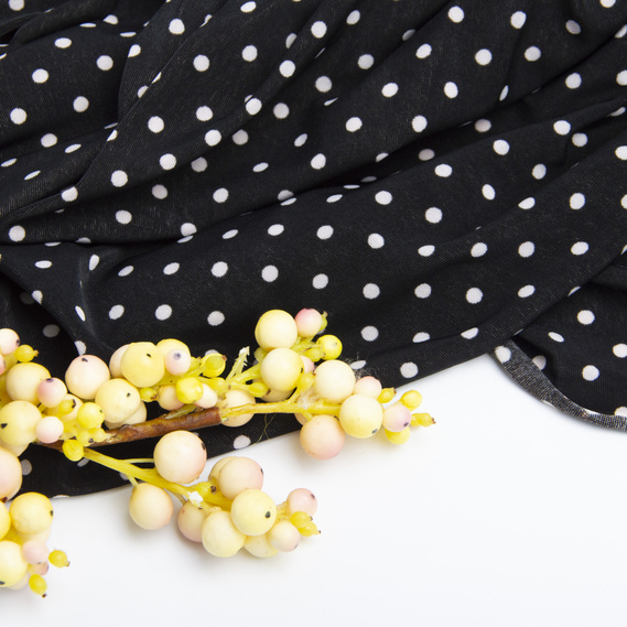 Madina" jersey fabric, 200 g/m² горошок, фото 3 Madina" jersey fabric, 200 g/m² горошок, фото 3