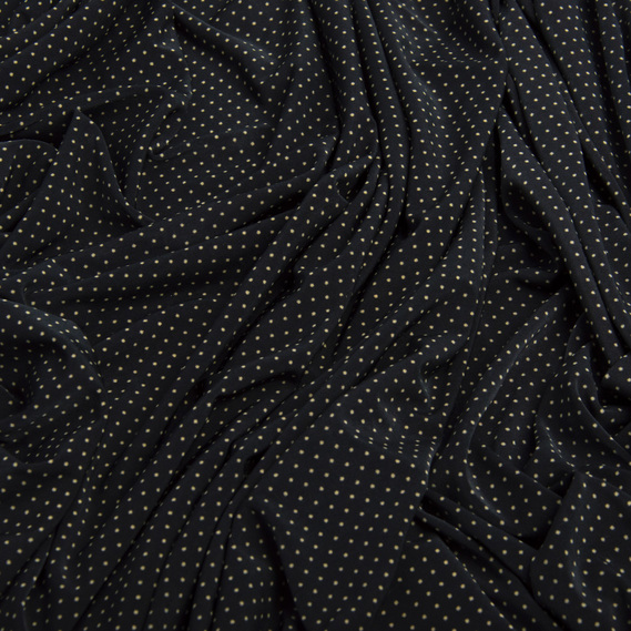 Ткань трикотаж Мадина 200гр/м2 ГОРОШОК дрібний, фото 2