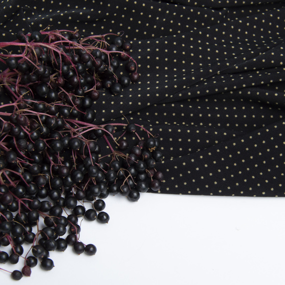 Ткань трикотаж Мадина 200гр/м2 ГОРОШОК дрібний, фото 3