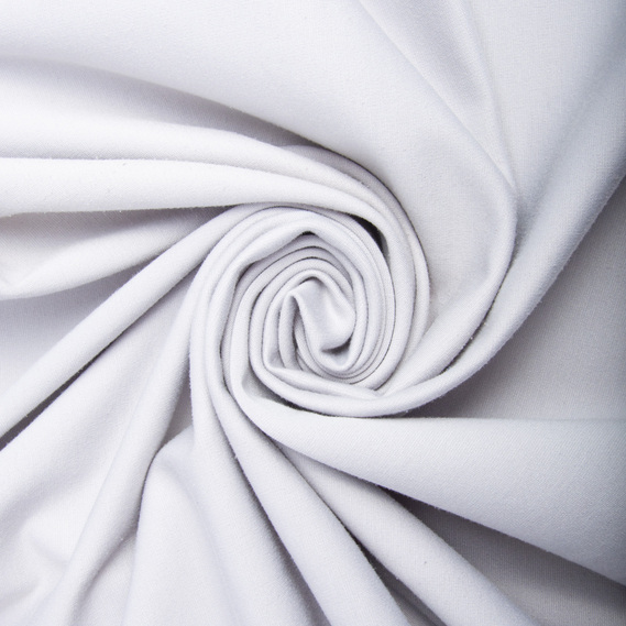 Тканина трикотаж Прага, трикотажна тканина, щільна віскозна тканина, 525 гр/м2 св/сірий, фото 1