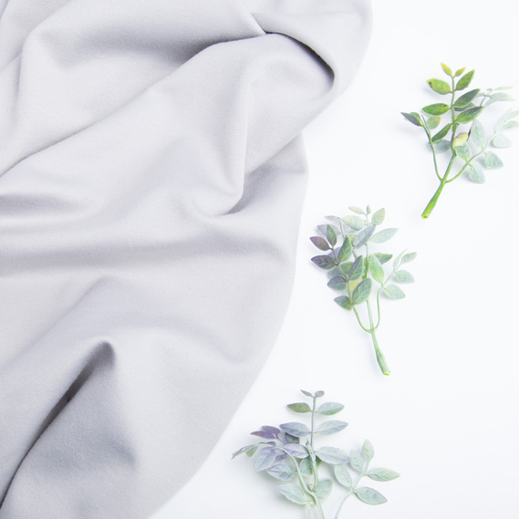 Тканина трикотаж Прага, трикотажна тканина, щільна віскозна тканина, 525 гр/м2 св/сірий, фото 3 Тканина трикотаж Прага, трикотажна тканина, щільна віскозна тканина, 525 гр/м2 св/сірий, фото 3