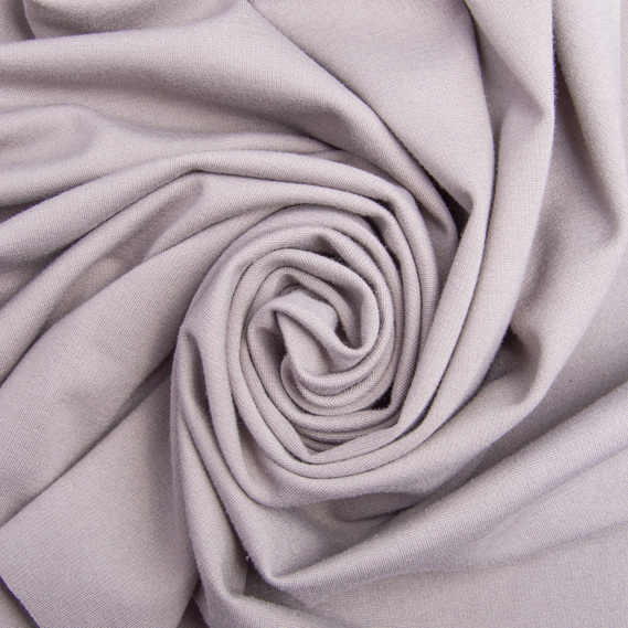 Тканина трикотаж Прага, трикотажна тканина, щільна віскозна тканина, 525 гр/м2 сірий, фото 1
