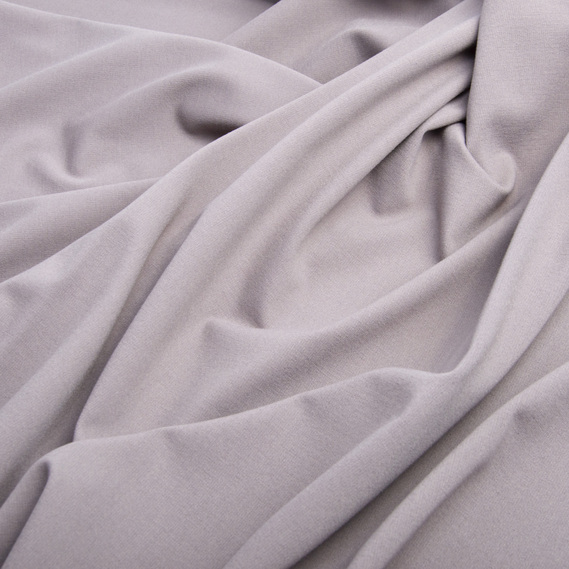 Тканина трикотаж Прага, трикотажна тканина, щільна віскозна тканина, 525 гр/м2 сірий, фото 2