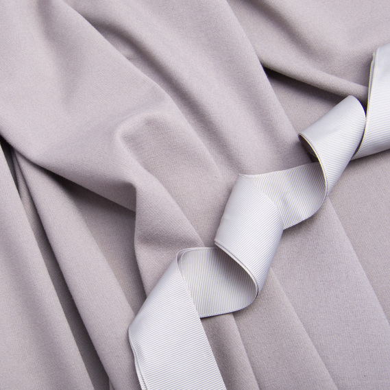 Тканина трикотаж Прага, трикотажна тканина, щільна віскозна тканина, 525 гр/м2 сірий, фото 3