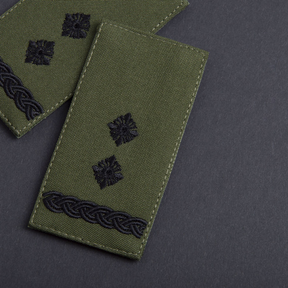 Rank Patch with Velcro Lieutenant Colonel, Ukrainian Armed Forces, Khaki, 5x10 cm, фото 5 Rank Patch with Velcro Lieutenant Colonel, Ukrainian Armed Forces, Khaki, 5x10 cm, фото 5