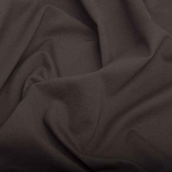 Ткань трикотаж Прага, трикотажная ткань, плотная вискозная ткань, 525 гр/м2 шоколад, фото 2