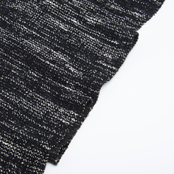 Тканина трикотаж Меланж букле V-1/1 чорний, фото 3 Тканина трикотаж Меланж букле V-1/1 чорний, фото 3