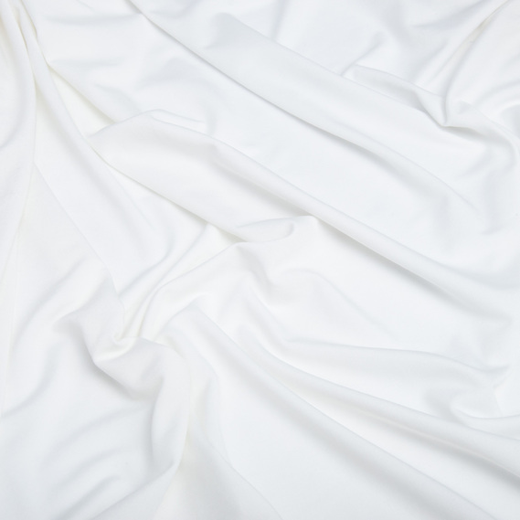 Тканина трикотаж Масло, 150 см, 189 гр/м2 молоко, фото 2