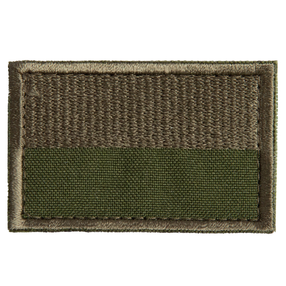 Шеврон 2 шт, нашивка на липучці Прапор України хакі, вишитий патч 3,5х6 см, фото 1 Шеврон 2 шт, нашивка на липучці Прапор України хакі, вишитий патч 3,5х6 см, фото 1