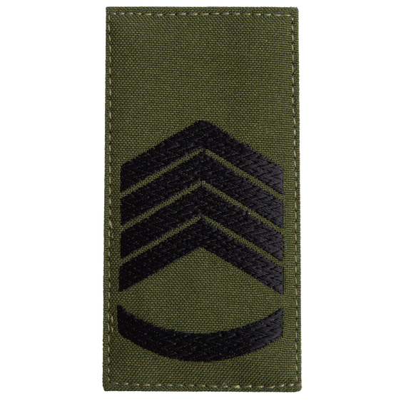 Chevron patch with hook-and-loop fastener for the rank insignia of the Ukrainian Armed Forces: Chief Sergeant, 5x10 cm, фото 1 Chevron patch with hook-and-loop fastener for the rank insignia of the Ukrainian Armed Forces: Chief Sergeant, 5x10 cm, фото 1