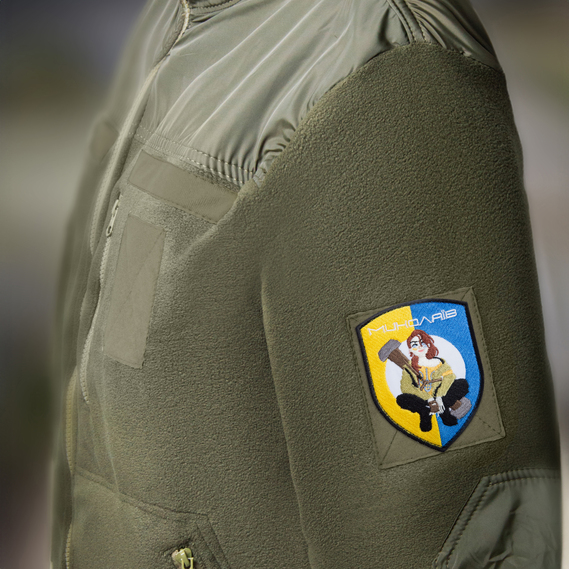 Шеврон нашивка на липучці Дівчана Джавеліна з Миколаєва 7,5х10 см, фото 6