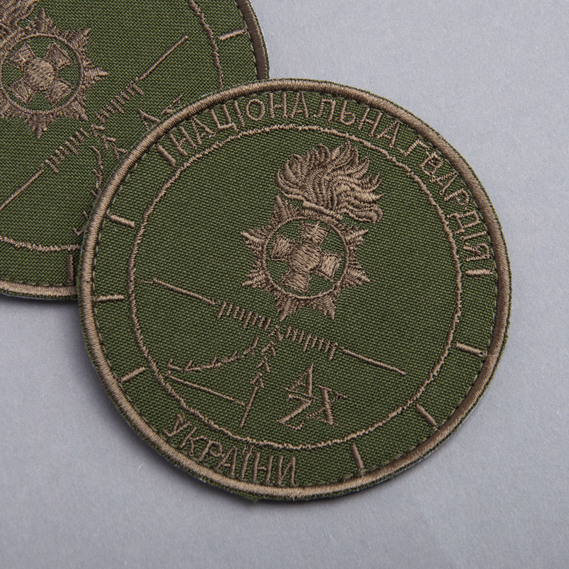 Patch with Velcro National Guard of Ukraine Separate Battalion, 8.2 cm, фото 4