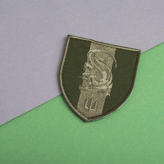 Velcro Patch Marine Infantry 7x8 cm хакі, фото 7