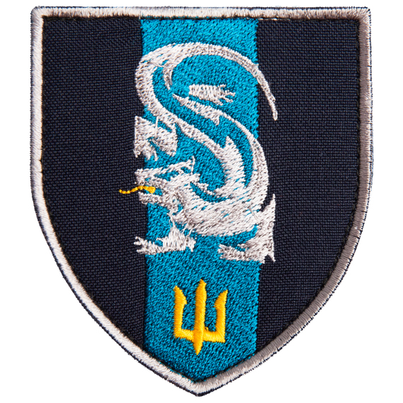 Velcro Patch Marine Infantry 7x8 cm синій, фото 1