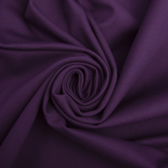 Ткань трикотаж однотонный Прага 620 гр/м2 фіолет, фото 1