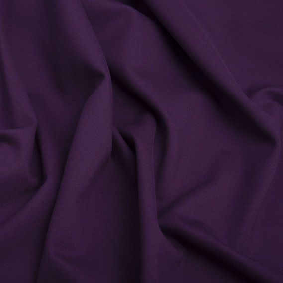 Ткань трикотаж однотонный Прага 620 гр/м2 фіолет, фото 2