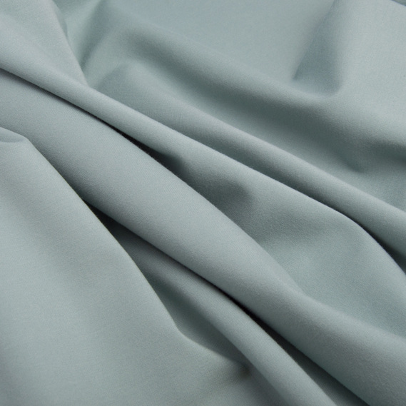 Тканина Трикотаж однотонний Прага щіл 620 гр/м2 темна м`ята, фото 2