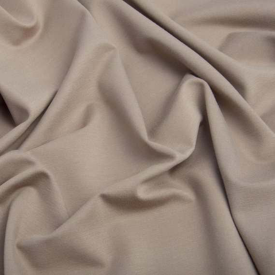 Knitted fabric Prague, knitted fabric, thick viscose fabric, 640 g/m2 т/беж, фото 2
