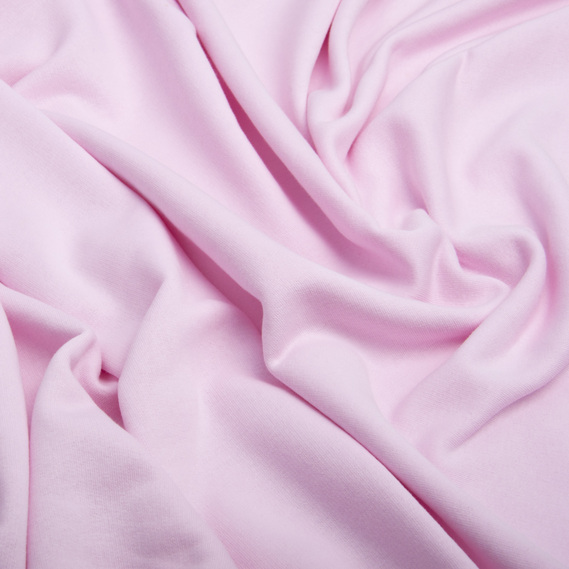 Тканина трикотаж трьохнитка  Сезон ніжно рожевий, фото 2 Тканина трикотаж трьохнитка  Сезон ніжно рожевий, фото 2