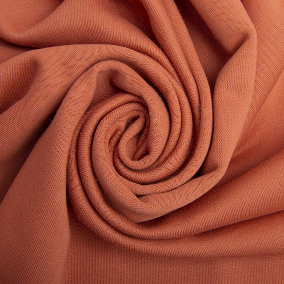 Ткань трикотаж трехнитка Сезон кориця, фото 1 Ткань трикотаж трехнитка Сезон кориця, фото 1