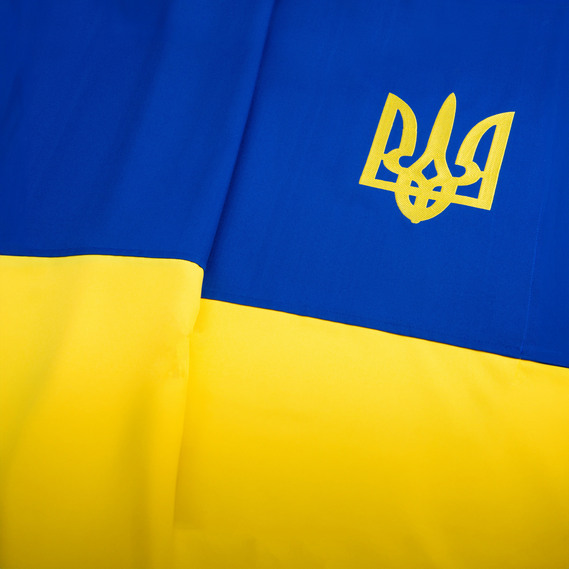 Прапор України з вишивкою 90х135 см TM IDEIA габардин, фото 10 Прапор України з вишивкою 90х135 см TM IDEIA габардин, фото 10