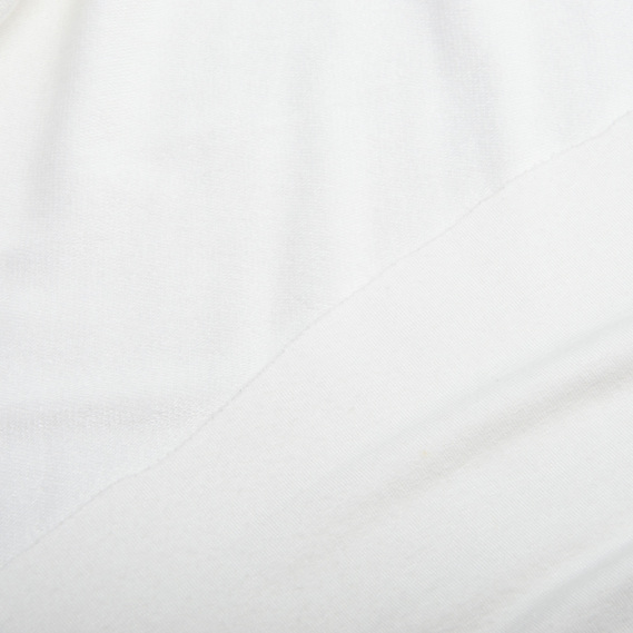 Ткань трикотаж ФУТЕР  V-3 молоко, фото 2