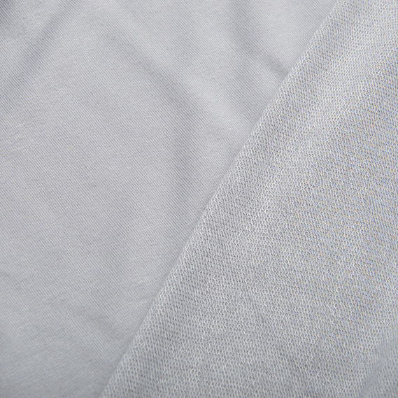 Knitted fabric French terry V-5 сірий, фото 3