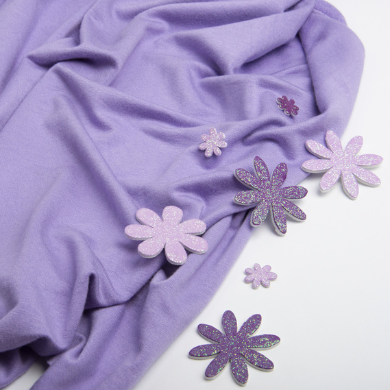 Knitted fabric French terry V-7 бузок, фото 3 Knitted fabric French terry V-7 бузок, фото 3