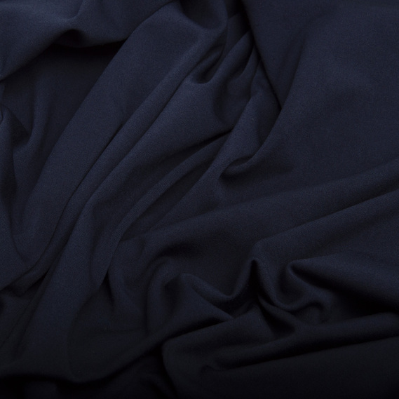 Knitted fleece fabric Juventus темно синій, фото 2