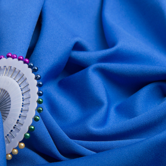 Ткань трикотаж флис Juventus синій, фото 4