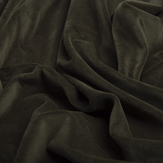 Ткань трикотаж однотонный Вельбо V-1178 т/хакі, фото 2 Ткань трикотаж однотонный Вельбо V-1178 т/хакі, фото 2