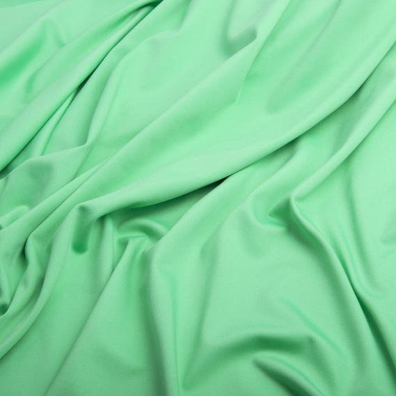 Тканина трикотаж фліс Juventus салат, фото 2