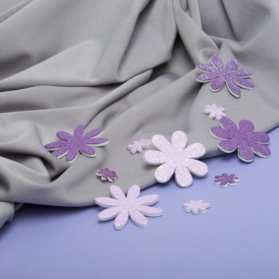 Knitted fleece fabric Juventus сірий, фото 4