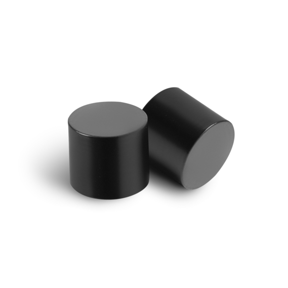 Наконечник заглушка до карнизів 19 мм, шт чорний мат, фото 1