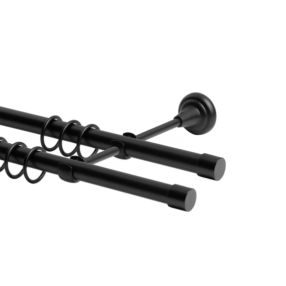 Наконечник заглушка до карнизів 19 мм, шт чорний мат, фото 3