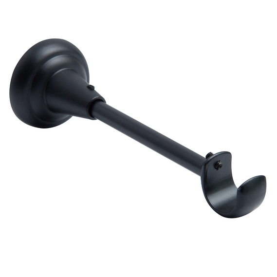 The cornice is ready-made (set), rod 240 cm d19 mm black, фото 4