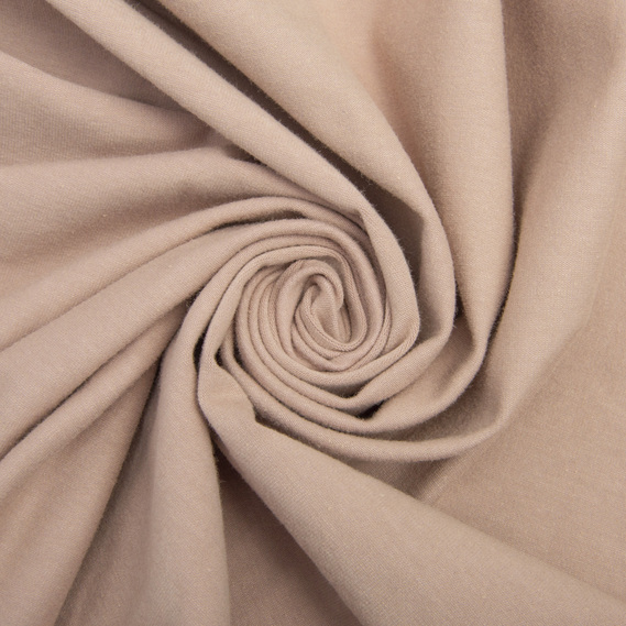 Тканина кулір з еластаном беж, фото 1