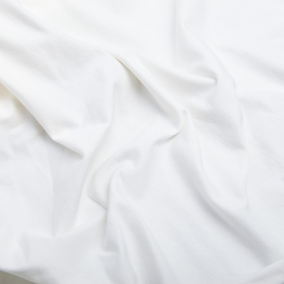 Ткань кулир с эластаном крем , фото 2