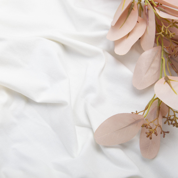 Ткань кулир с эластаном крем , фото 3