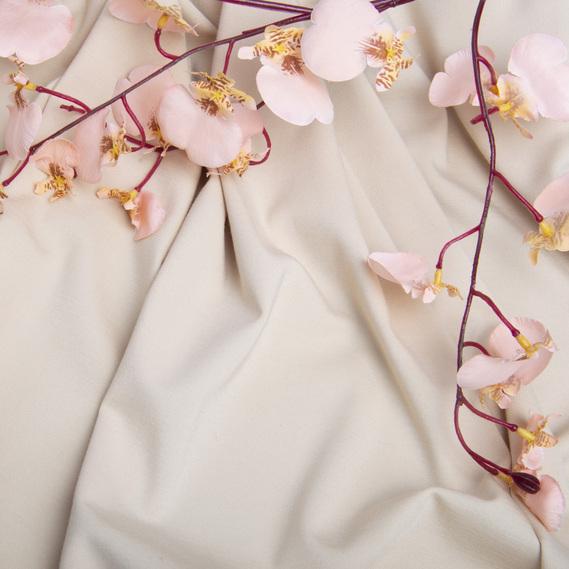 Тканина трикотаж Шарлотта крем , фото 3