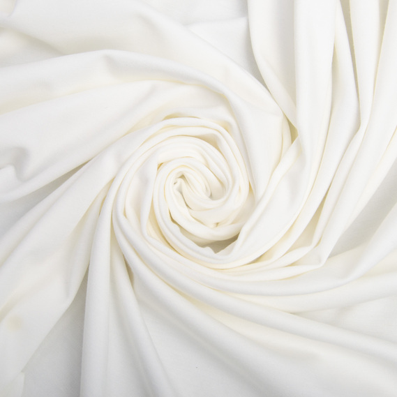 Тканина трикотаж Шарлотта молоко, фото 1