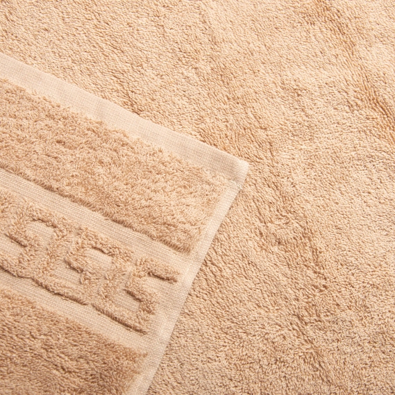 Terry face towel Versace, cotton, 50x90 cm, 500 g/m² беж, фото 2