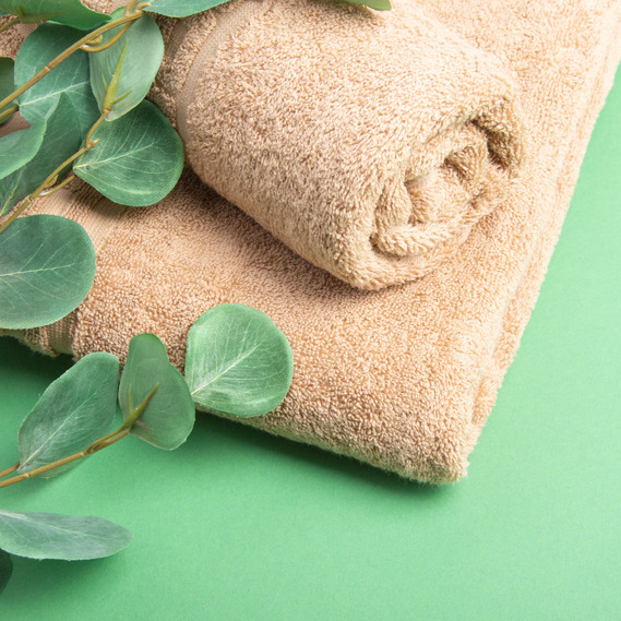 Terry face towel Versace, cotton, 50x90 cm, 500 g/m² беж, фото 5