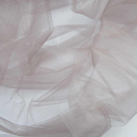 Kristal decorative tulle fabric №85 сірий, фото 2