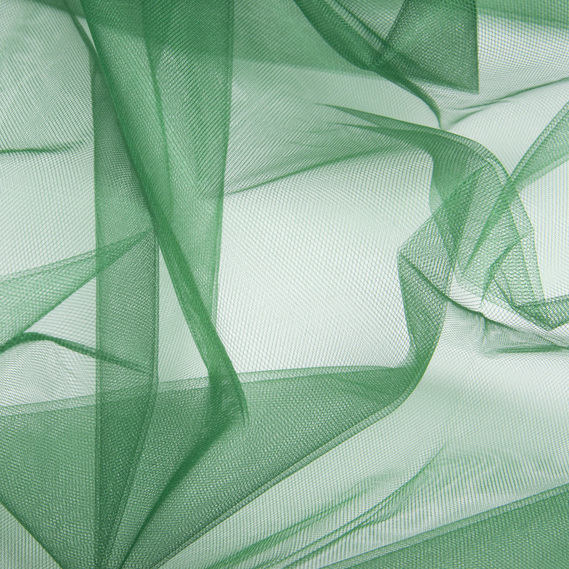 Kristal decorative tulle fabric №34 т/зелений, фото 2