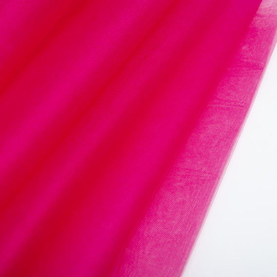 Ткань фатин декоративая Kristal 25 гр/м2 300 см для платьев, декора и аксессуаров №40 малина, фото 3