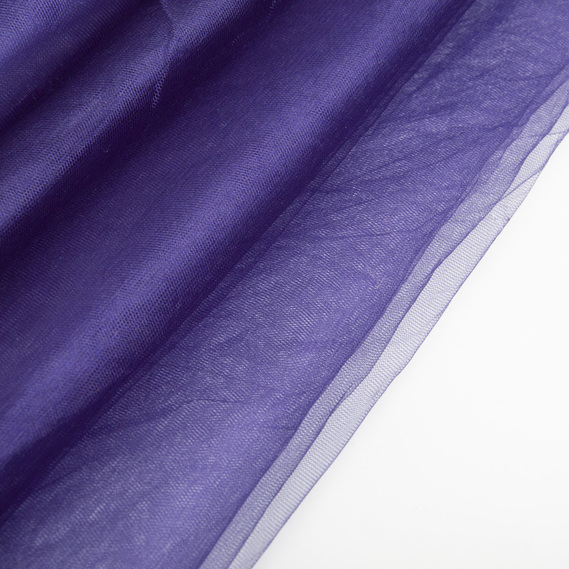 Ткань фатин декоративая Kristal 25 гр/м2 300 см для платьев, декора и аксессуаров №124 т/фіолет, фото 3