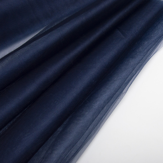 Kristal decorative tulle fabric №110 navy, фото 3 Kristal decorative tulle fabric №110 navy, фото 3